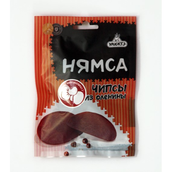 картинка «Нямса» чипсыс грибами из оленины картинка «Нямса» чипсыс грибами из оленины